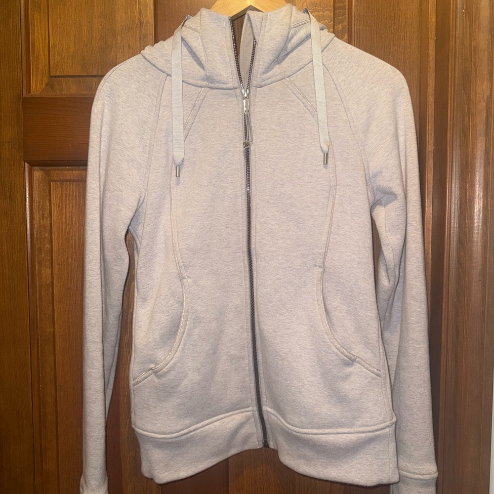 lululemon athletica Gray Zip-Up Hoodie